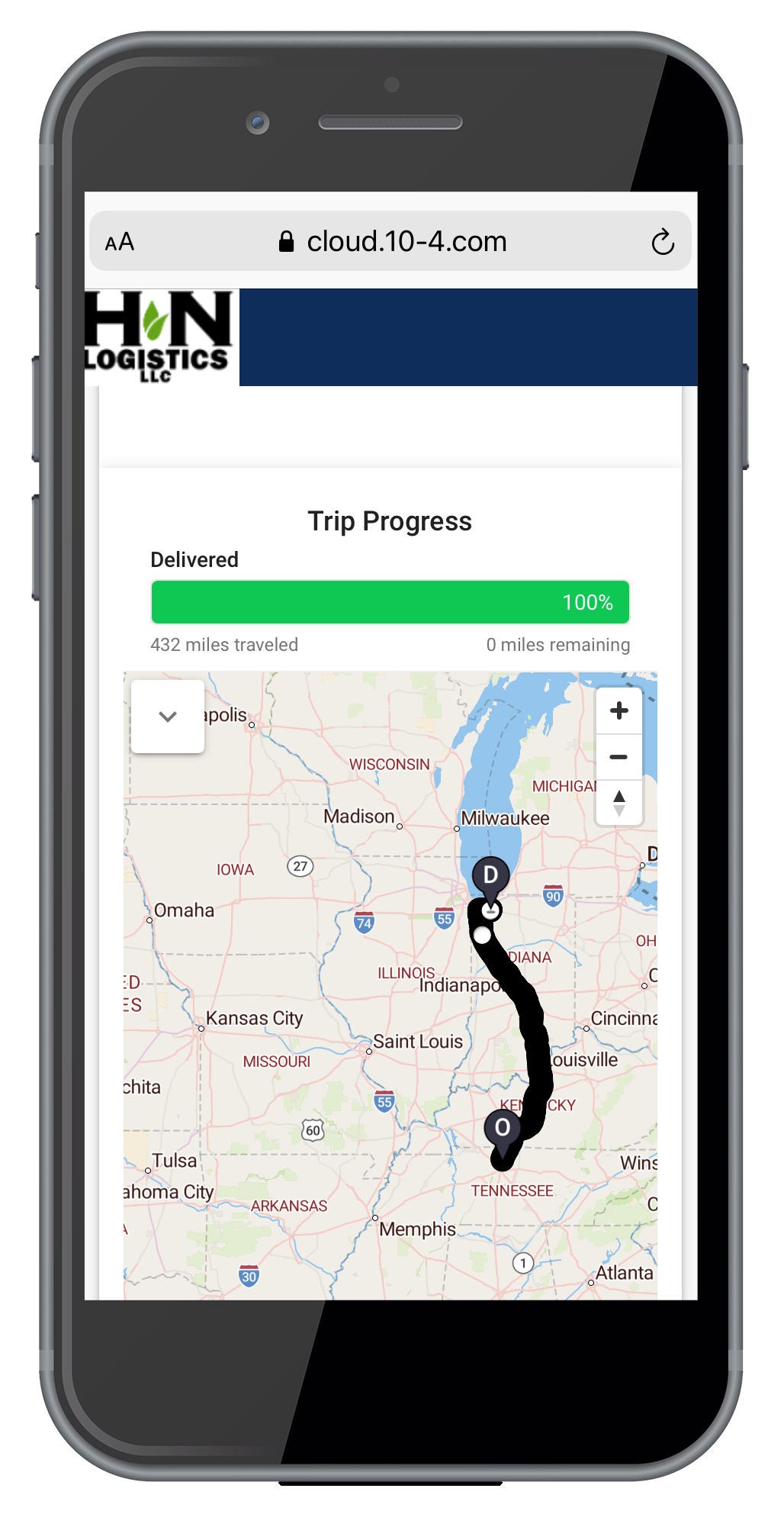 Customer – H&N Logistics, LLC